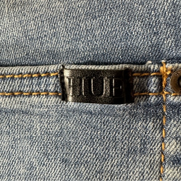 Hue Flannel Lined Denim Leggings NWT Sz 16 - Picture 10 of 16